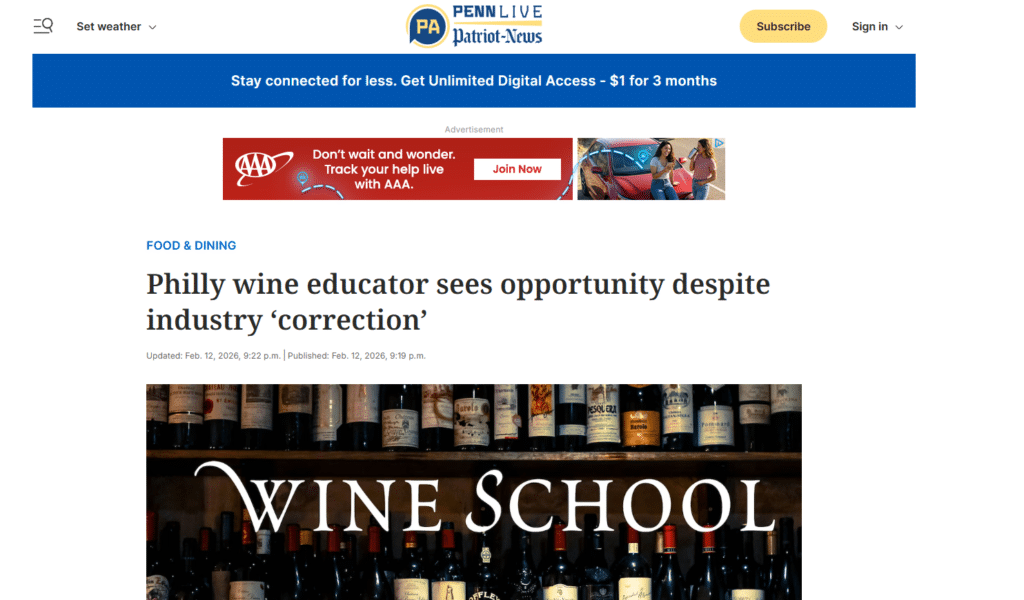 Wine School Sees Opportunity as the Wine Industry Corrects